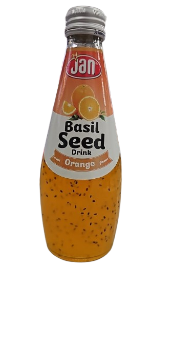 JAN ORANGE BASIL SEED DRINK 290ML