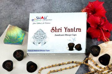 SHAH FRAGRANCES SHRI YANTRA DHOOP CUP 12 PC