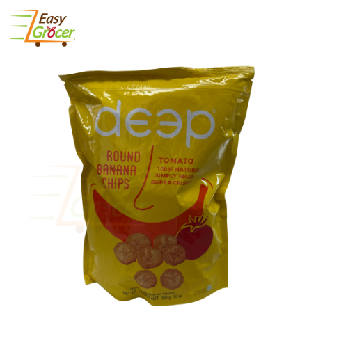 DEEP BANANA CHIPS ROUND TOMATO 340GM