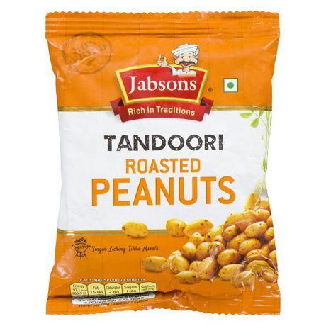 Jabsons Tandoori Roasted Peanuts 140 gm