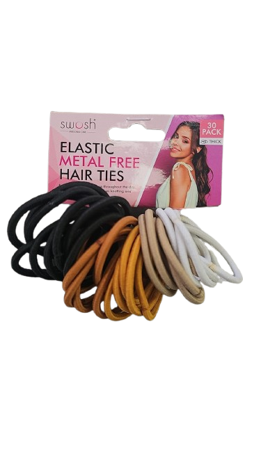 ELASTIC HAIR TIES 30PK