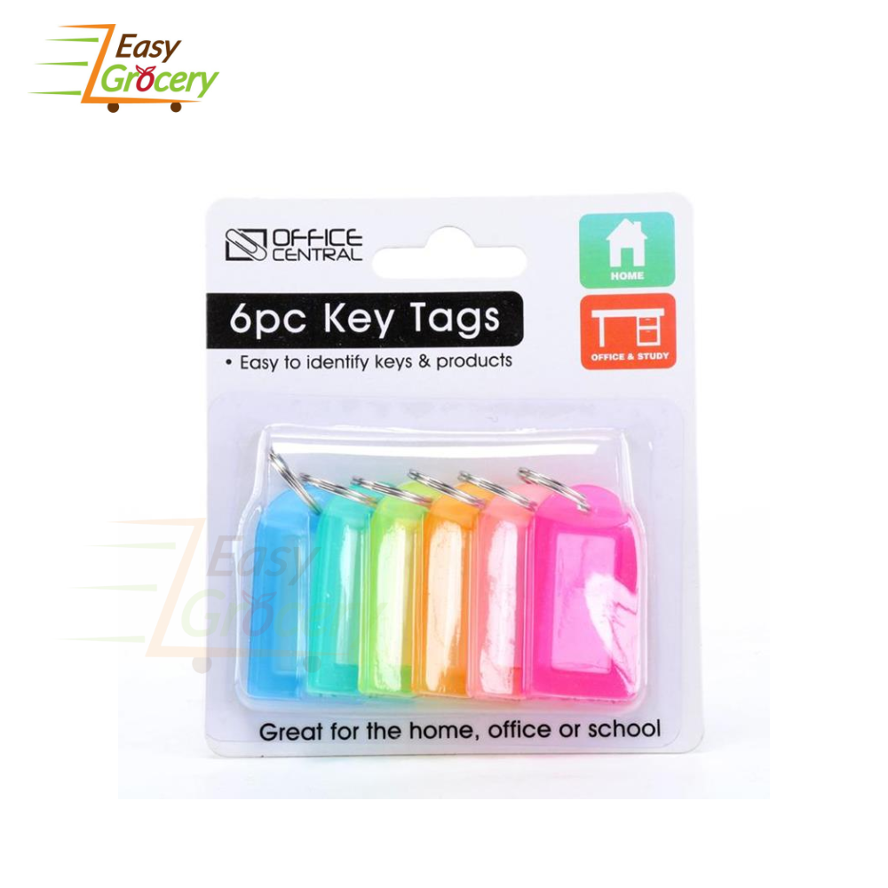 KEY TAGS 6 PC
