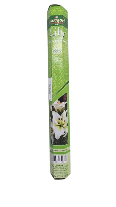 MARIGOLD AGARBATTI (INCENSE STICKS) LILY 20 STICK