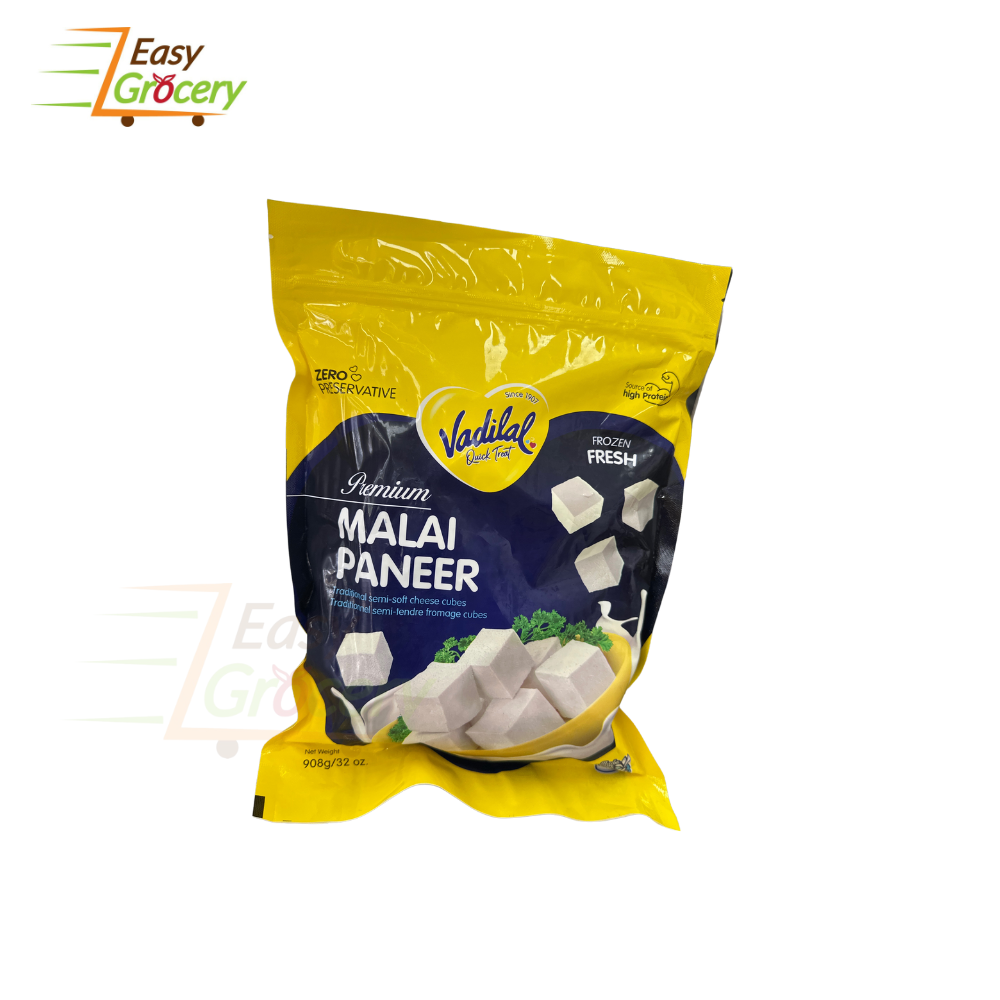 VADILAL FROZEN PANEER CUBE 908GM